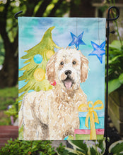 Load image into Gallery viewer, Christmas Tree Goldendoodle Garden Flag - Outdoor Decorative Yard Flag CK1879GF
