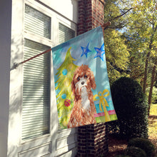 Load image into Gallery viewer, Christmas Tree Cavapoo Flag Canvas House Size CK1881CHF