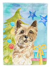 Load image into Gallery viewer, Christmas Tree Cairn Terrier Flag Canvas House Size CK1883CHF