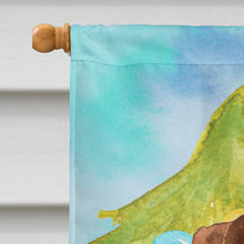 Load image into Gallery viewer, Christmas Tree Boxer Flag Canvas House Size CK1884CHF