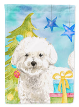 Load image into Gallery viewer, Christmas Tree Bichon Frise Flag Canvas House Size CK1888CHF