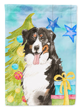 Load image into Gallery viewer, Christmas Tree Bernese Mountain Dog Flag Canvas House Size CK1889CHF