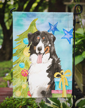 Load image into Gallery viewer, Christmas Tree Bernese Mountain Dog Garden Flag - Outdoor Decorative Yard Flag CK1889GF