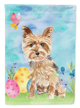 Load image into Gallery viewer, Easter Eggs Yorkie Yorkshire Terrier Garden Flag - Outdoor Decorative Yard Flag CK1891GF