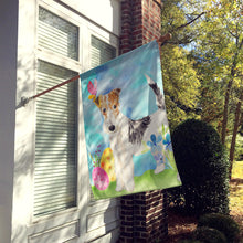 Load image into Gallery viewer, Easter Eggs Fox Terrier Flag Canvas House Size CK1892CHF