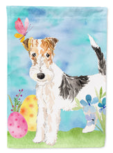 Load image into Gallery viewer, Easter Eggs Fox Terrier Flag Canvas House Size CK1892CHF