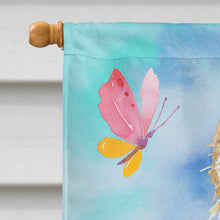 Load image into Gallery viewer, Easter Eggs White Collie Flag Canvas House Size CK1893CHF