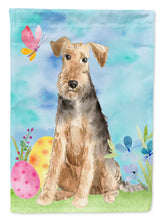Load image into Gallery viewer, Easter Eggs Welsh Terrier Garden Flag - Outdoor Decorative Yard Flag CK1895GF