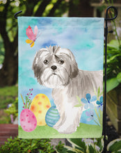 Load image into Gallery viewer, Easter Eggs Shih Tzu Puppy Garden Flag - Outdoor Decorative Yard Flag CK1899GF