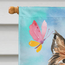 Load image into Gallery viewer, Easter Eggs Sheltie Flag Canvas House Size CK1901CHF