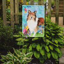 Load image into Gallery viewer, Easter Eggs Sheltie Garden Flag - Outdoor Decorative Yard Flag CK1901GF