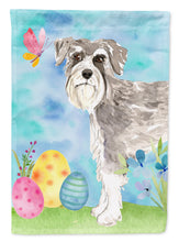 Load image into Gallery viewer, Easter Eggs Schnauzer #1 Flag Canvas House Size CK1903CHF