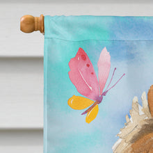 Load image into Gallery viewer, Easter Eggs Rough Collie Flag Canvas House Size CK1904CHF