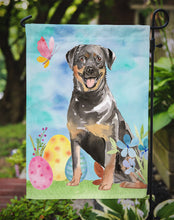 Load image into Gallery viewer, Easter Eggs Rottweiler Garden Flag - Outdoor Decorative Yard Flag CK1905GF