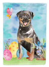 Load image into Gallery viewer, Easter Eggs Rottweiler Garden Flag - Outdoor Decorative Yard Flag CK1905GF