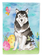 Load image into Gallery viewer, Easter Eggs Alaskan Malamute Flag Canvas House Size CK1909CHF