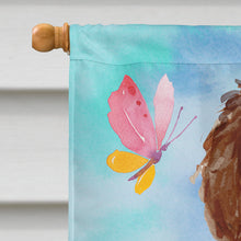 Load image into Gallery viewer, Easter Eggs Labradoodle Flag Canvas House Size CK1911CHF