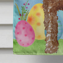 Load image into Gallery viewer, Easter Eggs Labradoodle Flag Canvas House Size CK1911CHF