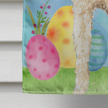Load image into Gallery viewer, Easter Eggs Goldendoodle Flag Canvas House Size CK1916CHF