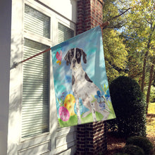 Load image into Gallery viewer, Easter Eggs English Pointer Flag Canvas House Size CK1917CHF