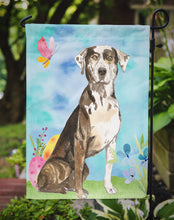 Load image into Gallery viewer, Easter Eggs Catahoula Leopard Dog Garden Flag - Outdoor Decorative Yard Flag CK1919GF