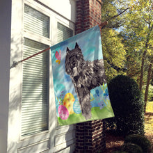 Load image into Gallery viewer, Easter Eggs Bouvier des Flandres Flag Canvas House Size CK1922CHF