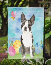 Load image into Gallery viewer, Easter Eggs Boston Terrier Garden Flag - Outdoor Decorative Yard Flag CK1923GF