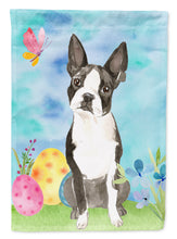 Load image into Gallery viewer, Easter Eggs Boston Terrier Garden Flag - Outdoor Decorative Yard Flag CK1923GF