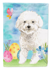 Load image into Gallery viewer, Easter Eggs Bichon Frise Flag Canvas House Size CK1925CHF