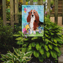 Load image into Gallery viewer, Easter Eggs Basset Hound Garden Flag - Outdoor Decorative Yard Flag CK1927GF