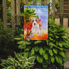 Load image into Gallery viewer, Jack Russell Terrier Fall Garden Flag - Outdoor Decorative Yard Flag CK1928GF