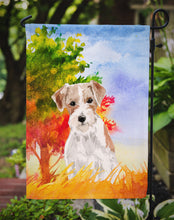 Load image into Gallery viewer, Jack Russell Terrier Fall Garden Flag - Outdoor Decorative Yard Flag CK1928GF