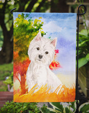 Load image into Gallery viewer, Fall Westie Garden Flag - Outdoor Decorative Yard Flag CK1930GF
