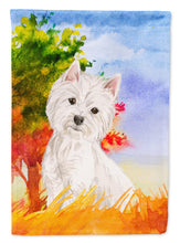 Load image into Gallery viewer, Fall Westie Garden Flag - Outdoor Decorative Yard Flag CK1930GF