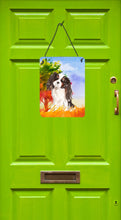 Load image into Gallery viewer, Fall Tricolor Cavalier Spaniel Wall or Door Hanging Prints CK1931DS1216