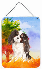 Load image into Gallery viewer, Fall Tricolor Cavalier Spaniel Wall or Door Hanging Prints CK1931DS1216