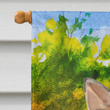 Load image into Gallery viewer, Fall Norwich Terrier Flag Canvas House Size CK1936CHF