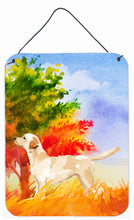 Load image into Gallery viewer, Fall Yellow Labrador Retriever Wall or Door Hanging Prints CK1938DS1216