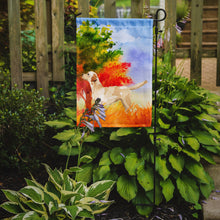 Load image into Gallery viewer, Fall Yellow Labrador Retriever Garden Flag - Outdoor Decorative Yard Flag CK1938GF