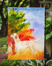 Load image into Gallery viewer, Fall Yellow Labrador Retriever Garden Flag - Outdoor Decorative Yard Flag CK1938GF