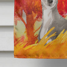 Load image into Gallery viewer, Fall Italian Greyhound Flag Canvas House Size CK1939CHF