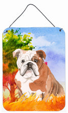 Load image into Gallery viewer, Fall English Bulldog Wall or Door Hanging Prints CK1944DS1216