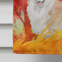 Load image into Gallery viewer, Fall Corgi Flag Canvas House Size CK1946CHF