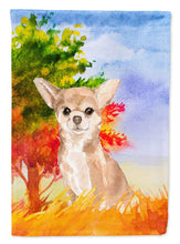 Load image into Gallery viewer, Fall Chihuahua Flag Canvas House Size CK1948CHF