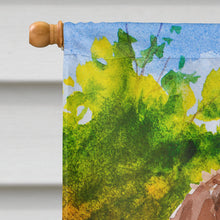 Load image into Gallery viewer, Fall Brittany Spaniel Flag Canvas House Size CK1954CHF