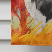 Load image into Gallery viewer, Fall Border Collie Flag Canvas House Size CK1955CHF