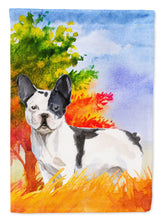 Load image into Gallery viewer, Fall French Bulldog Flag Canvas House Size CK1956CHF