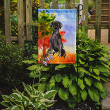 Load image into Gallery viewer, Fall Black Labrador Retriever Garden Flag - Outdoor Decorative Yard Flag CK1957GF