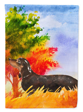 Load image into Gallery viewer, Fall Dachshund Garden Flag - Outdoor Decorative Yard Flag CK1958GF