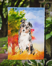 Load image into Gallery viewer, Fall Australian Shepherd Garden Flag - Outdoor Decorative Yard Flag CK1960GF